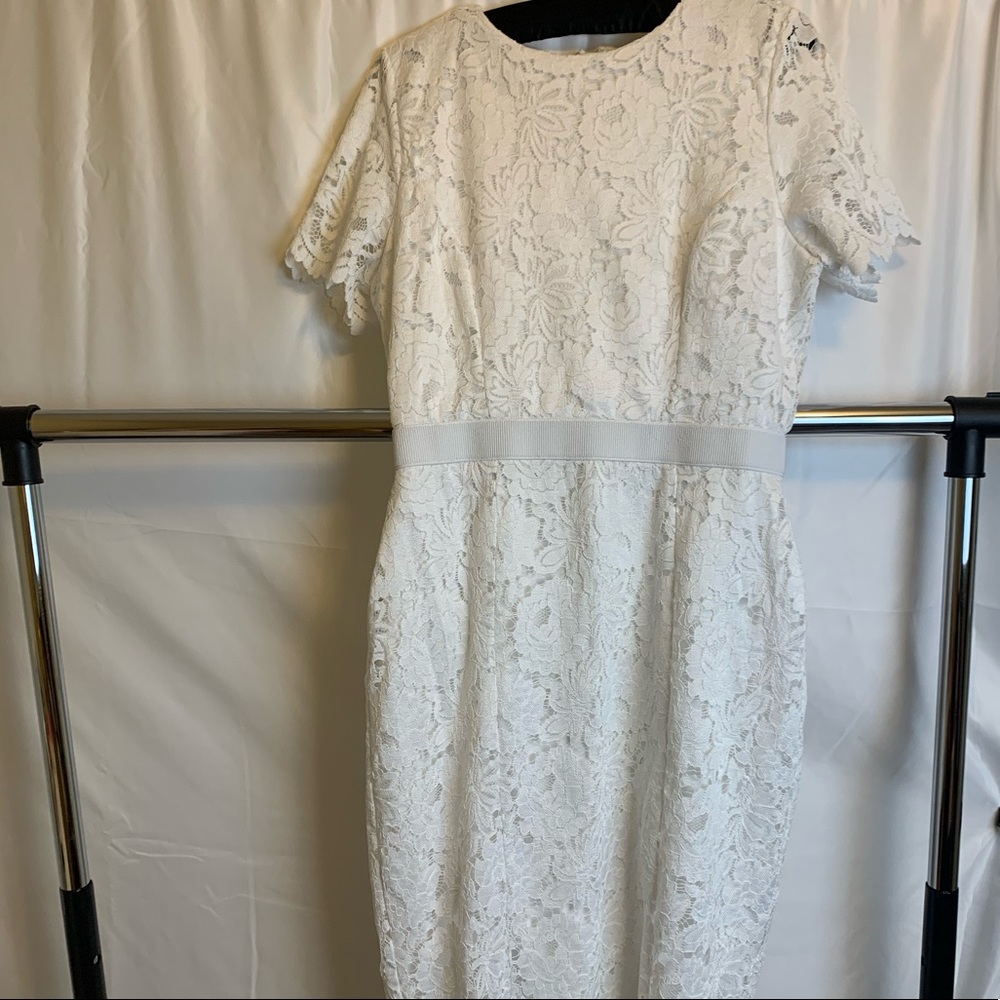 Long white dress